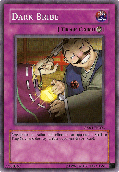 Dark Bribe (GX Tag Force 2) [GX04-EN002] Super Rare | Jomio and Rueliete's Cards and Comics