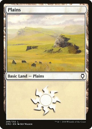 Plains (285) [Commander Anthology Volume II] | Jomio and Rueliete's Cards and Comics