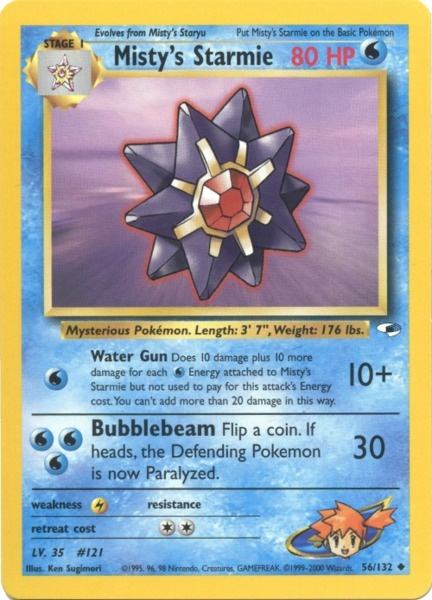 Misty's Starmie (56/132) [Gym Heroes Unlimited] | Jomio and Rueliete's Cards and Comics