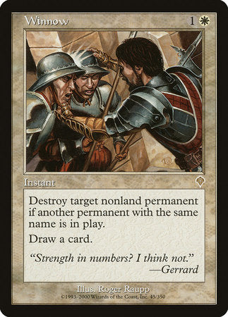 Winnow [Invasion] | Jomio and Rueliete's Cards and Comics