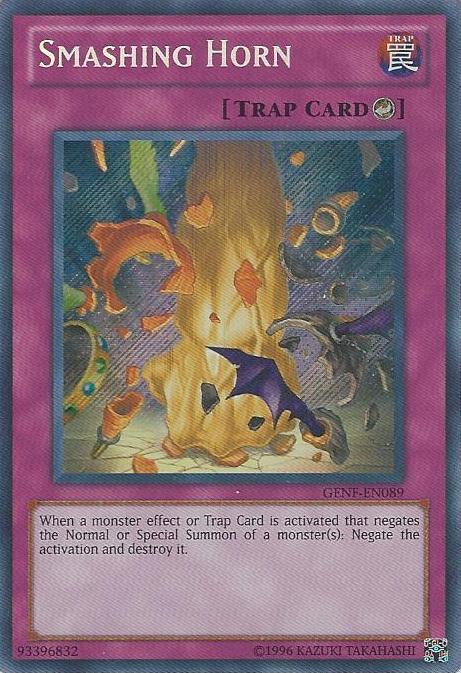Smashing Horn [GENF-EN089] Secret Rare | Jomio and Rueliete's Cards and Comics