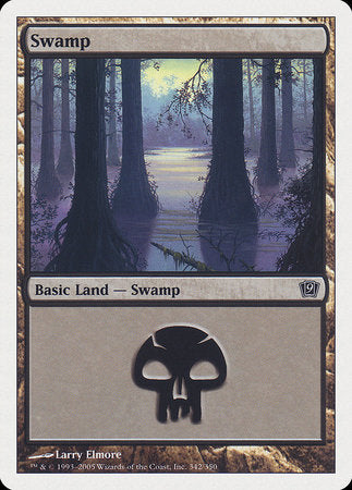Swamp (342) [Ninth Edition] | Jomio and Rueliete's Cards and Comics