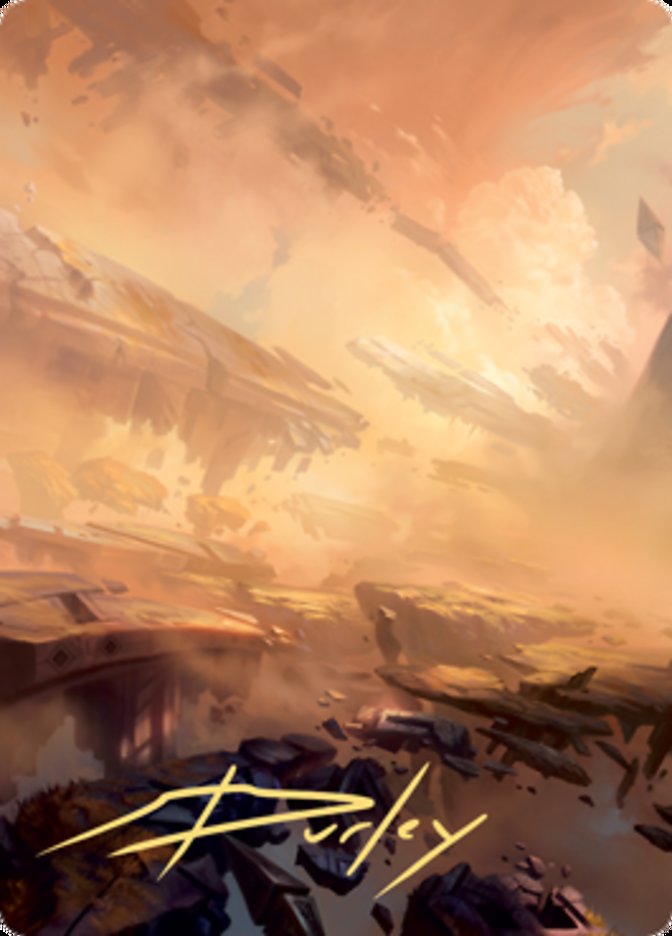 Plains 1 Art Card (Gold-Stamped Signature) [Zendikar Rising Art Series] | Jomio and Rueliete's Cards and Comics