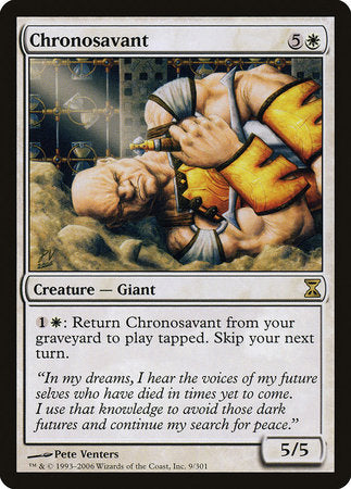 Chronosavant [Time Spiral] | Jomio and Rueliete's Cards and Comics