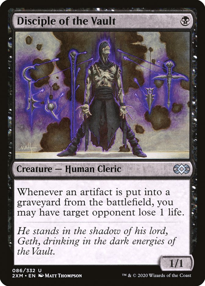 Disciple of the Vault [Double Masters] | Jomio and Rueliete's Cards and Comics