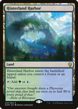 Hinterland Harbor [Dominaria] | Jomio and Rueliete's Cards and Comics