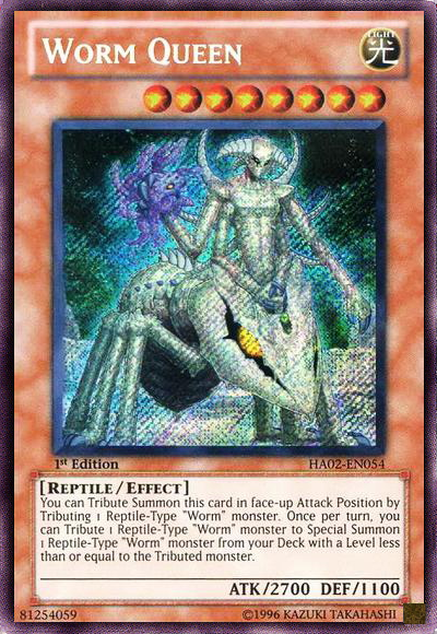 Worm Queen [HA02-EN054] Secret Rare | Jomio and Rueliete's Cards and Comics