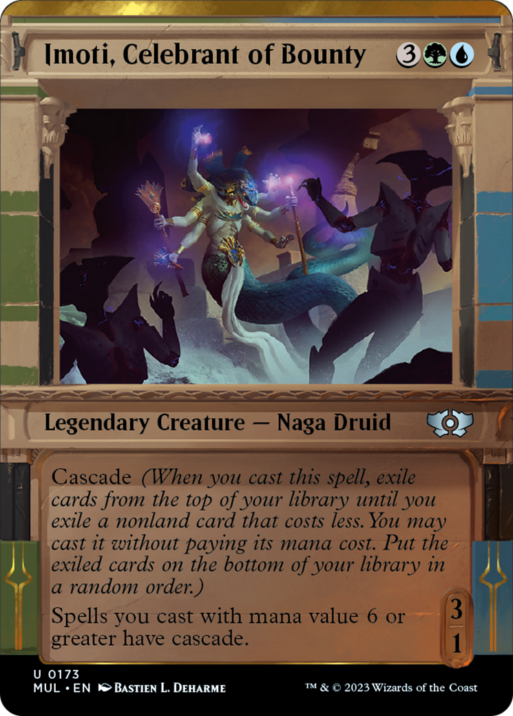 Imoti, Celebrant of Bounty (Halo Foil) [Multiverse Legends] | Jomio and Rueliete's Cards and Comics