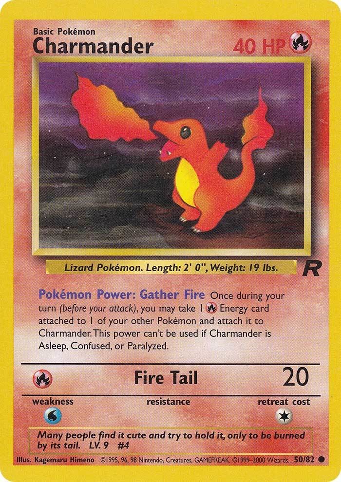 Charmander (50/82) [Team Rocket Unlimited] | Jomio and Rueliete's Cards and Comics