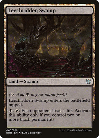 Leechridden Swamp [Duel Decks: Nissa vs. Ob Nixilis] | Jomio and Rueliete's Cards and Comics