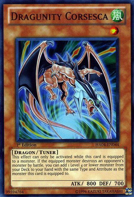 Dragunity Corsesca [HA04-EN044] Super Rare | Jomio and Rueliete's Cards and Comics