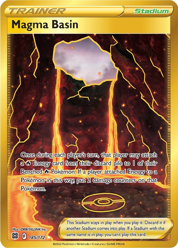 Magma Basin (185/172) [Sword & Shield: Brilliant Stars] | Jomio and Rueliete's Cards and Comics