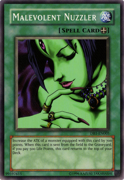 Malevolent Nuzzler [DB1-EN005] Common | Jomio and Rueliete's Cards and Comics