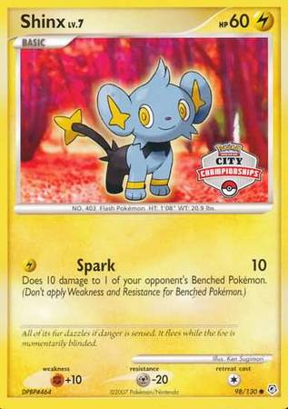 Shinx (98/130) (City Championships Promo) [Nintendo: Black Star Promos] | Jomio and Rueliete's Cards and Comics