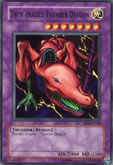 Twin-Headed Thunder Dragon [DB2-EN069] Common | Jomio and Rueliete's Cards and Comics