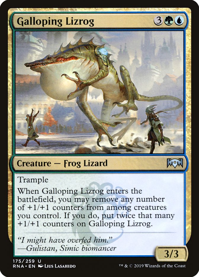 Galloping Lizrog [Ravnica Allegiance] | Jomio and Rueliete's Cards and Comics