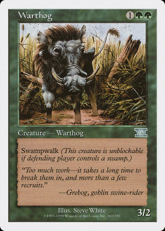Warthog [Classic Sixth Edition] | Jomio and Rueliete's Cards and Comics