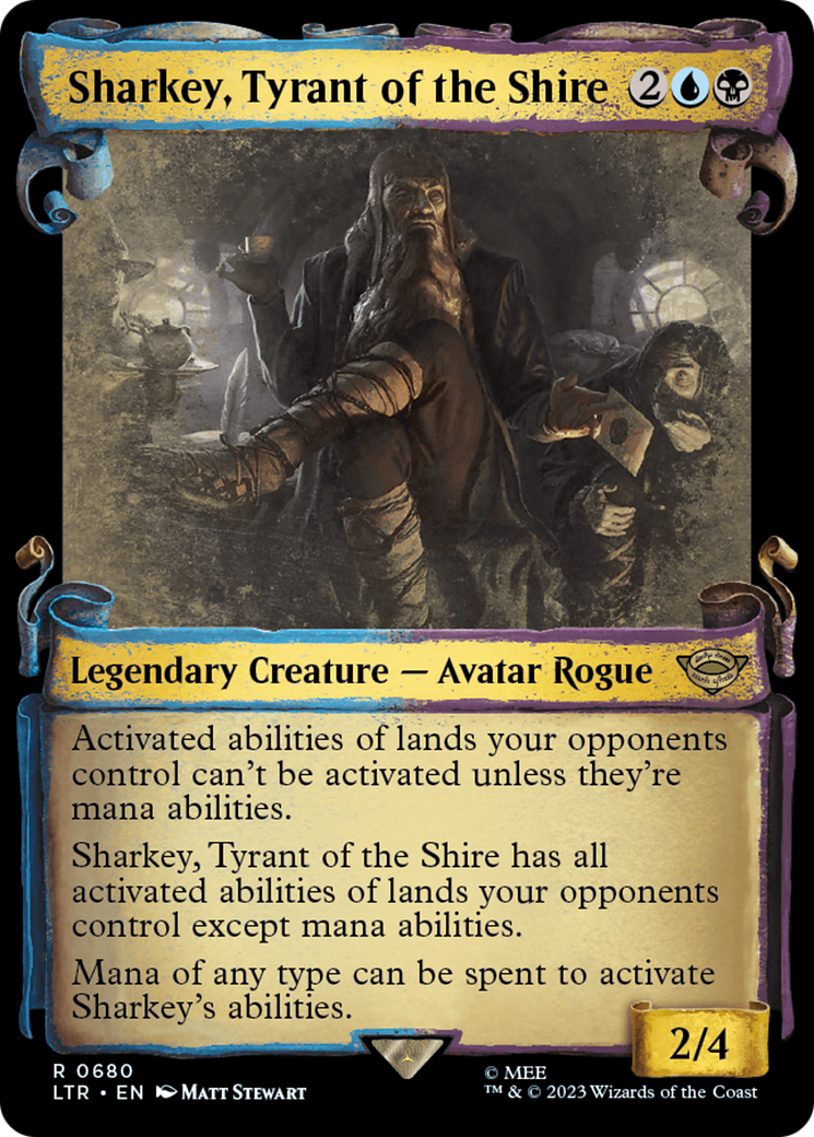 Sharkey, Tyrant of the Shire [The Lord of the Rings: Tales of Middle-Earth Showcase Scrolls] | Jomio and Rueliete's Cards and Comics