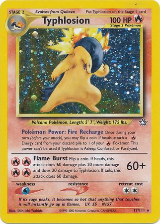 Typhlosion (17/111) [Neo Genesis Unlimited] | Jomio and Rueliete's Cards and Comics