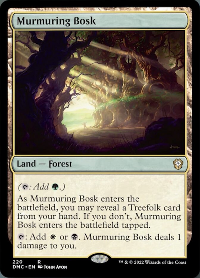 Murmuring Bosk [Dominaria United Commander] | Jomio and Rueliete's Cards and Comics