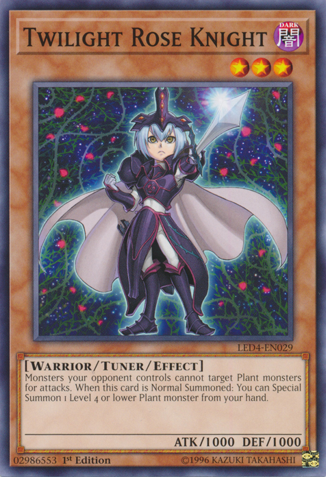 Twilight Rose Knight [LED4-EN029] Common | Jomio and Rueliete's Cards and Comics
