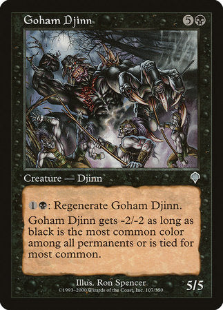 Goham Djinn [Invasion] | Jomio and Rueliete's Cards and Comics