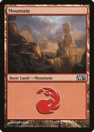 Mountain (242) [Magic 2013] | Jomio and Rueliete's Cards and Comics