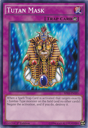 Tutan Mask [BP03-EN195] Common | Jomio and Rueliete's Cards and Comics