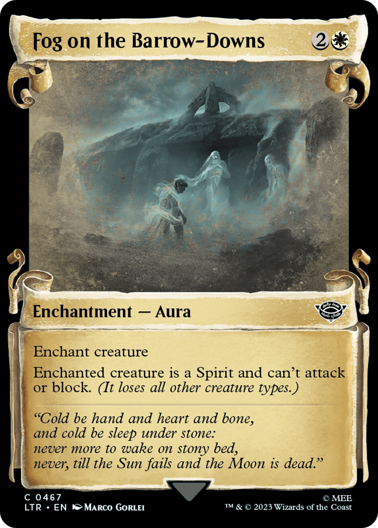 Fog on the Barrow-Downs [The Lord of the Rings: Tales of Middle-Earth Showcase Scrolls] | Jomio and Rueliete's Cards and Comics