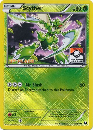 Scyther (4/108) (League Promo 3rd Place) [Black & White: Dark Explorers] | Jomio and Rueliete's Cards and Comics