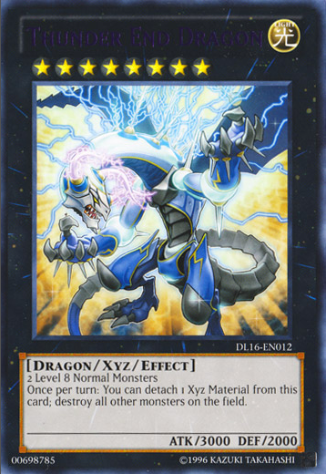 Thunder End Dragon (Purple) [DL16-EN012] Rare | Jomio and Rueliete's Cards and Comics