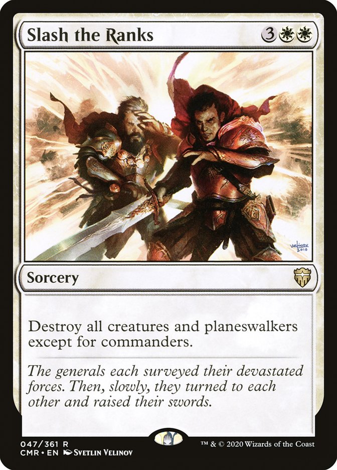 Slash the Ranks [Commander Legends] | Jomio and Rueliete's Cards and Comics