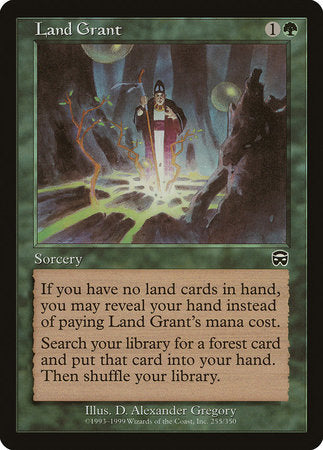 Land Grant [Mercadian Masques] | Jomio and Rueliete's Cards and Comics