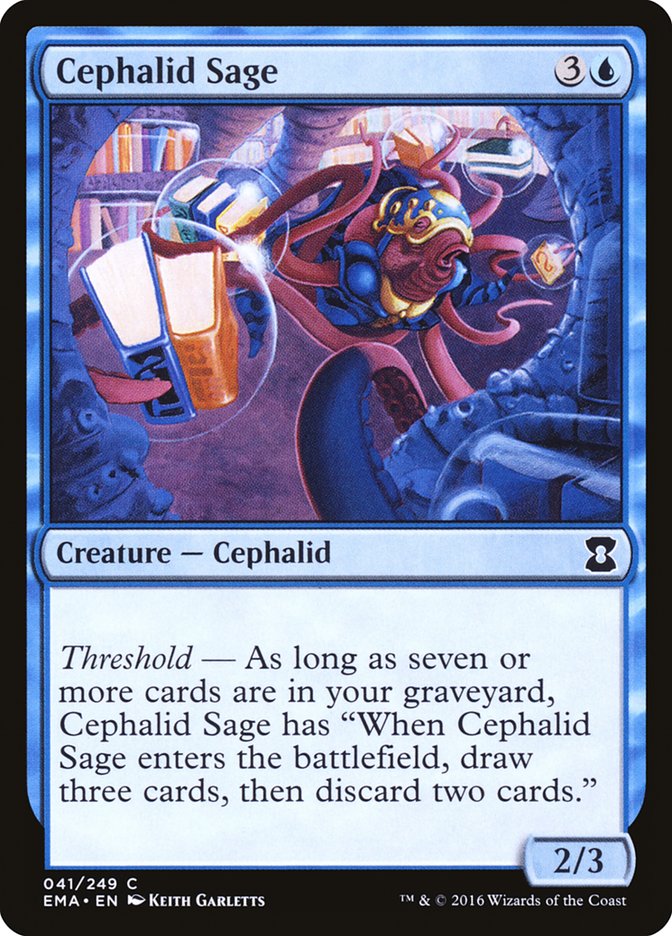 Cephalid Sage [Eternal Masters] | Jomio and Rueliete's Cards and Comics