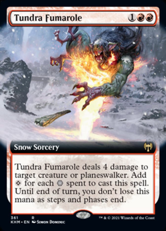 Tundra Fumarole (Extended Art) [Kaldheim] | Jomio and Rueliete's Cards and Comics