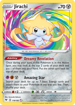 Jirachi (119/185) [Sword & Shield: Vivid Voltage] | Jomio and Rueliete's Cards and Comics