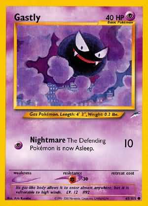 Gastly (65/105) [Neo Destiny Unlimited] | Jomio and Rueliete's Cards and Comics