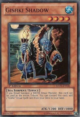 Gishki Shadow [HA05-EN036] Super Rare | Jomio and Rueliete's Cards and Comics