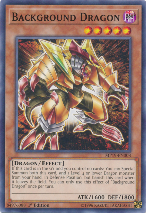 Background Dragon [MP19-EN008] Common | Jomio and Rueliete's Cards and Comics