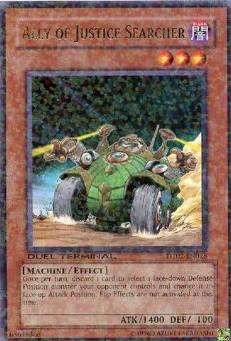 Ally of Justice Searcher [DT02-EN025] Rare | Jomio and Rueliete's Cards and Comics