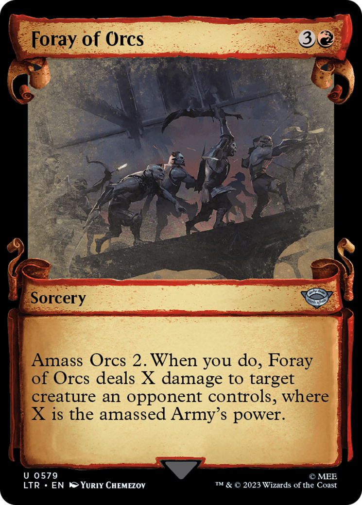Foray of Orcs [The Lord of the Rings: Tales of Middle-Earth Showcase Scrolls] | Jomio and Rueliete's Cards and Comics