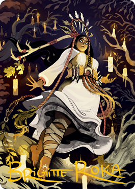 Candlegrove Witch 2 Art Card (Gold-Stamped Signature) [Innistrad: Midnight Hunt Art Series] | Jomio and Rueliete's Cards and Comics
