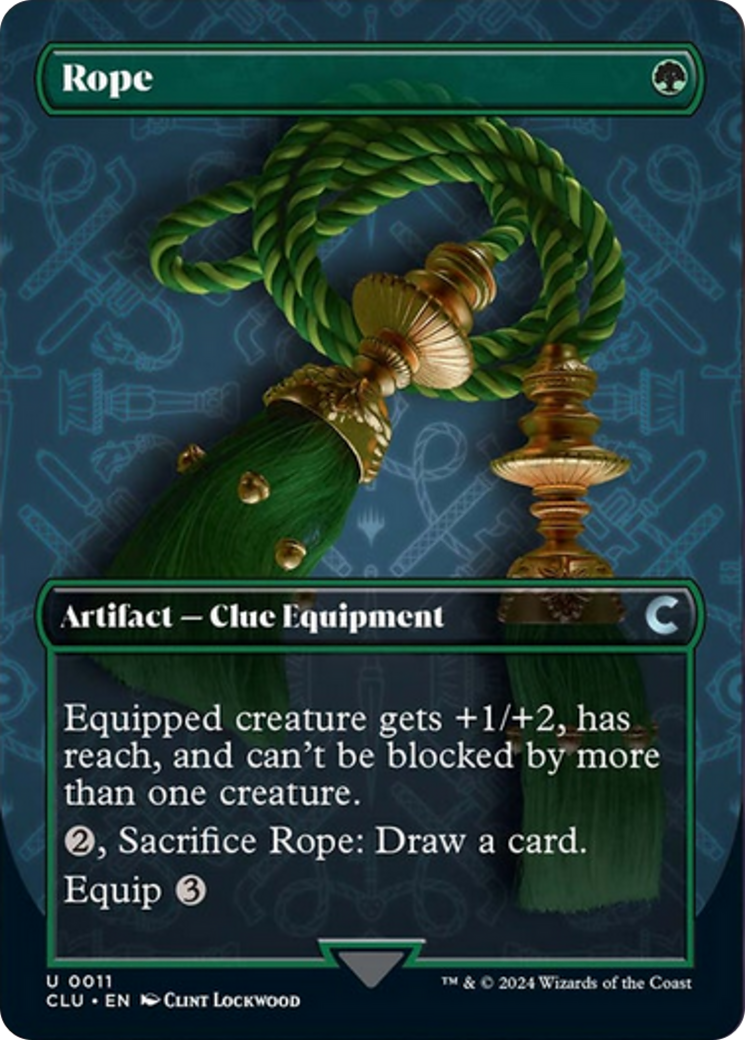 Rope (Borderless) [Ravnica: Clue Edition] | Jomio and Rueliete's Cards and Comics