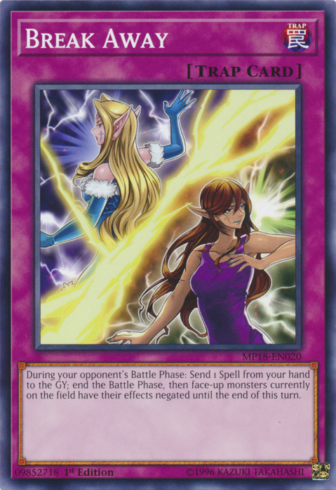 Break Away [MP18-EN020] Common | Jomio and Rueliete's Cards and Comics