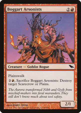 Boggart Arsonists [Shadowmoor] | Jomio and Rueliete's Cards and Comics
