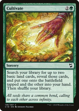 Cultivate [Commander 2018] | Jomio and Rueliete's Cards and Comics