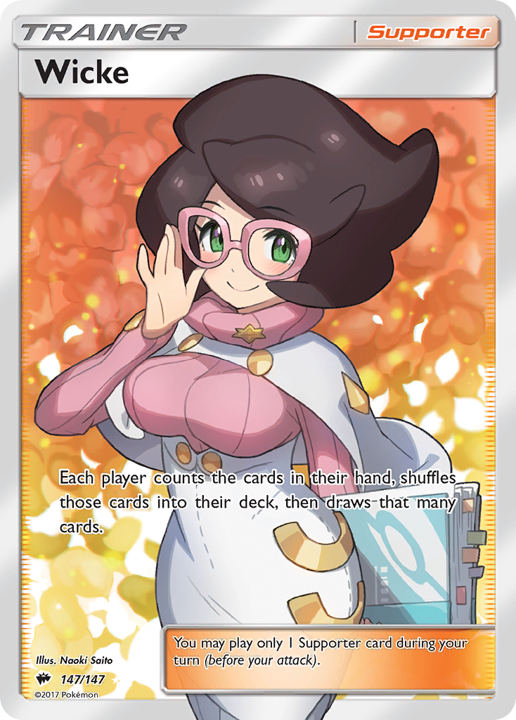 Wicke (147/147) [Sun & Moon: Burning Shadows] | Jomio and Rueliete's Cards and Comics