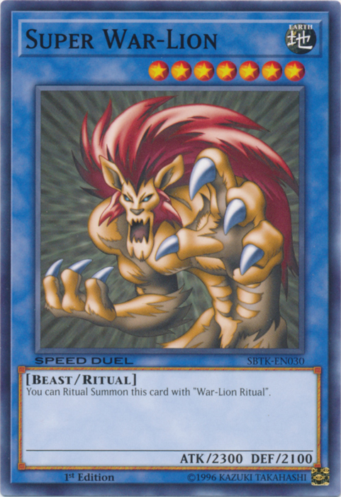 Super War-Lion [SBTK-EN030] Common | Jomio and Rueliete's Cards and Comics