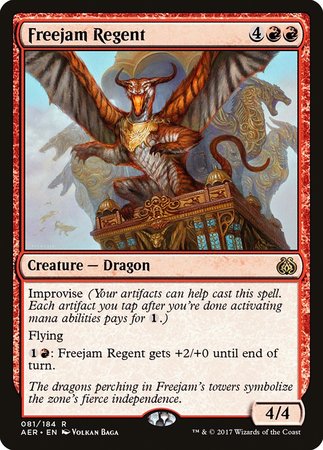 Freejam Regent [Aether Revolt] | Jomio and Rueliete's Cards and Comics