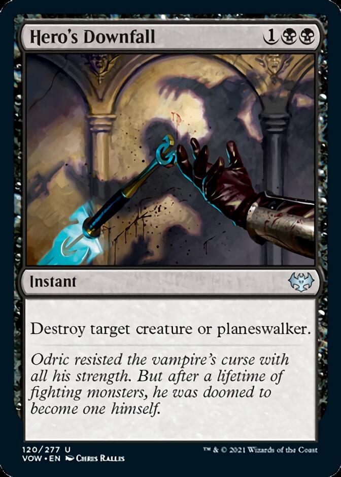 Hero's Downfall [Innistrad: Crimson Vow] | Jomio and Rueliete's Cards and Comics